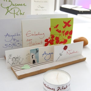 2 Stück Kartenständer 30,0 x 21,0 cm  · Foto, Bild, Visitenkarte, Speisekarte, Tischkarte, Spielkarten, Seniorengerecht · Alltagshilfe