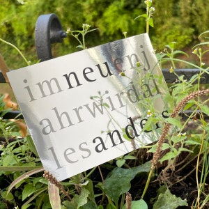 im neuen jahr wird alles anders · 5er Set · Grußkarten · Postkarten