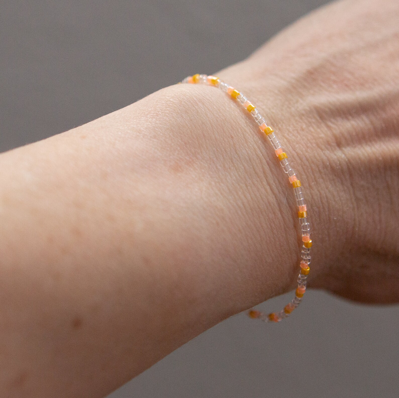 Beaded Stretch Bangles Handbeaded Miyuki Delica Stretch Etsy UK