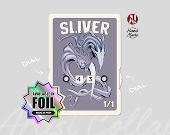 Ficha de Prata 1/1 da Série Arte com Borda Branca e Exibição de Número, Arte por nekr0ns – Magic: The Gathering