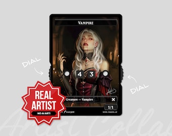 アートシリーズ 1/1 ヴァンパイア・トークン（数字表示付き） アート：Rabi3r11 – マジック：ザ・ギャザリング