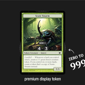 0 - 999 Token de Exibição do Enxame Scute – Modo Escuro