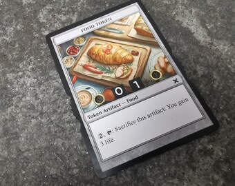 MTG Food Token With Number Display - Etsy