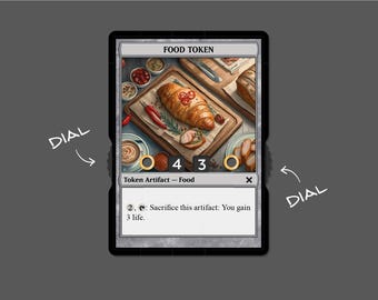 MTG Food Token With Number Display - Etsy MTG Food Token With Number Display - Etsy