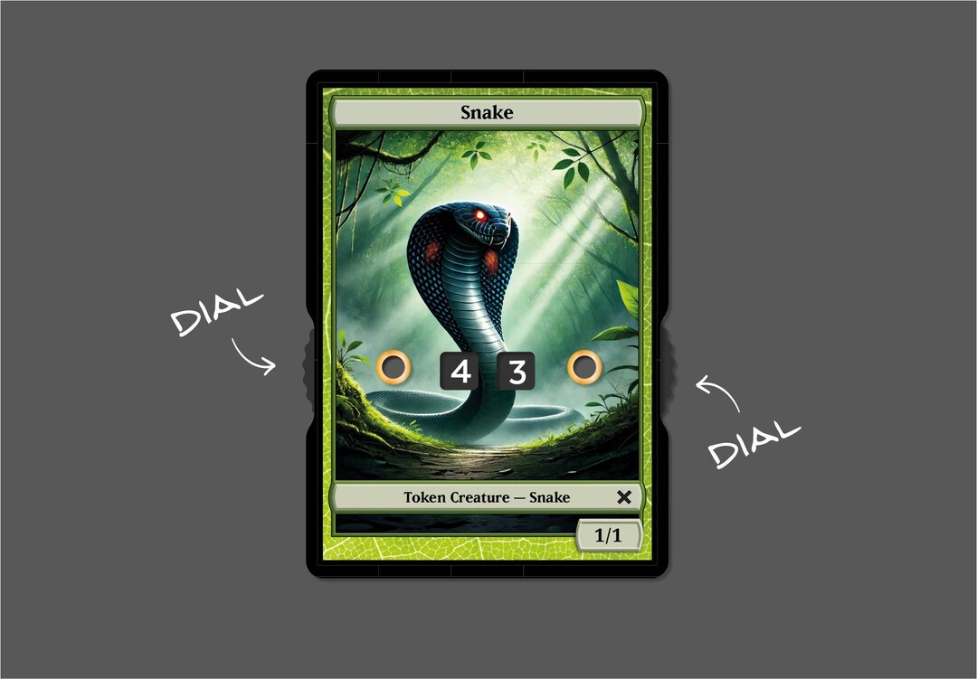 蛇 cobra token minagishi jun mtg Snake Cobra Token Minagishi Jun