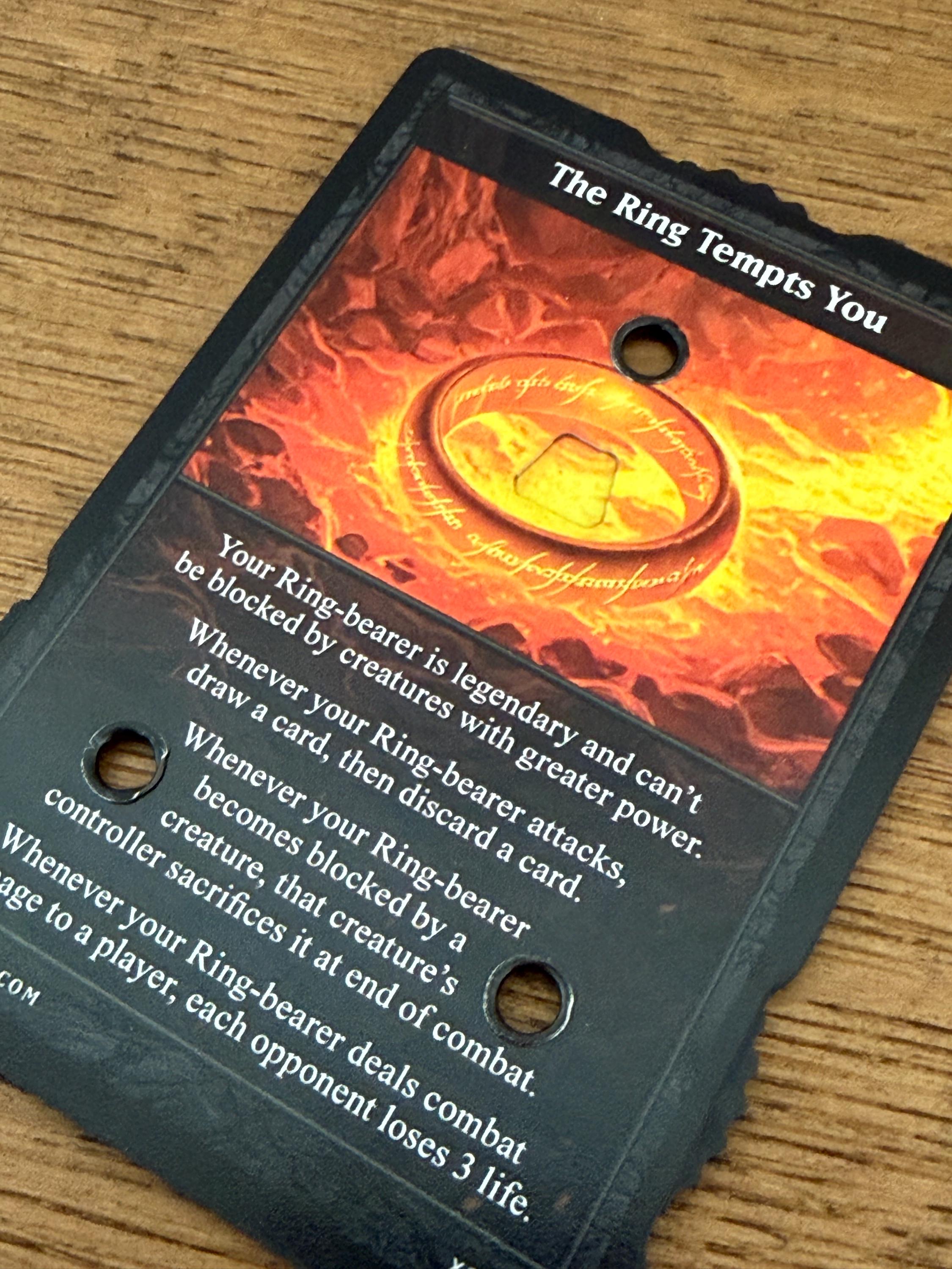 The Ring Tempts You and Orc Army Token With Number Display  Magic the  Gathering - Etsy