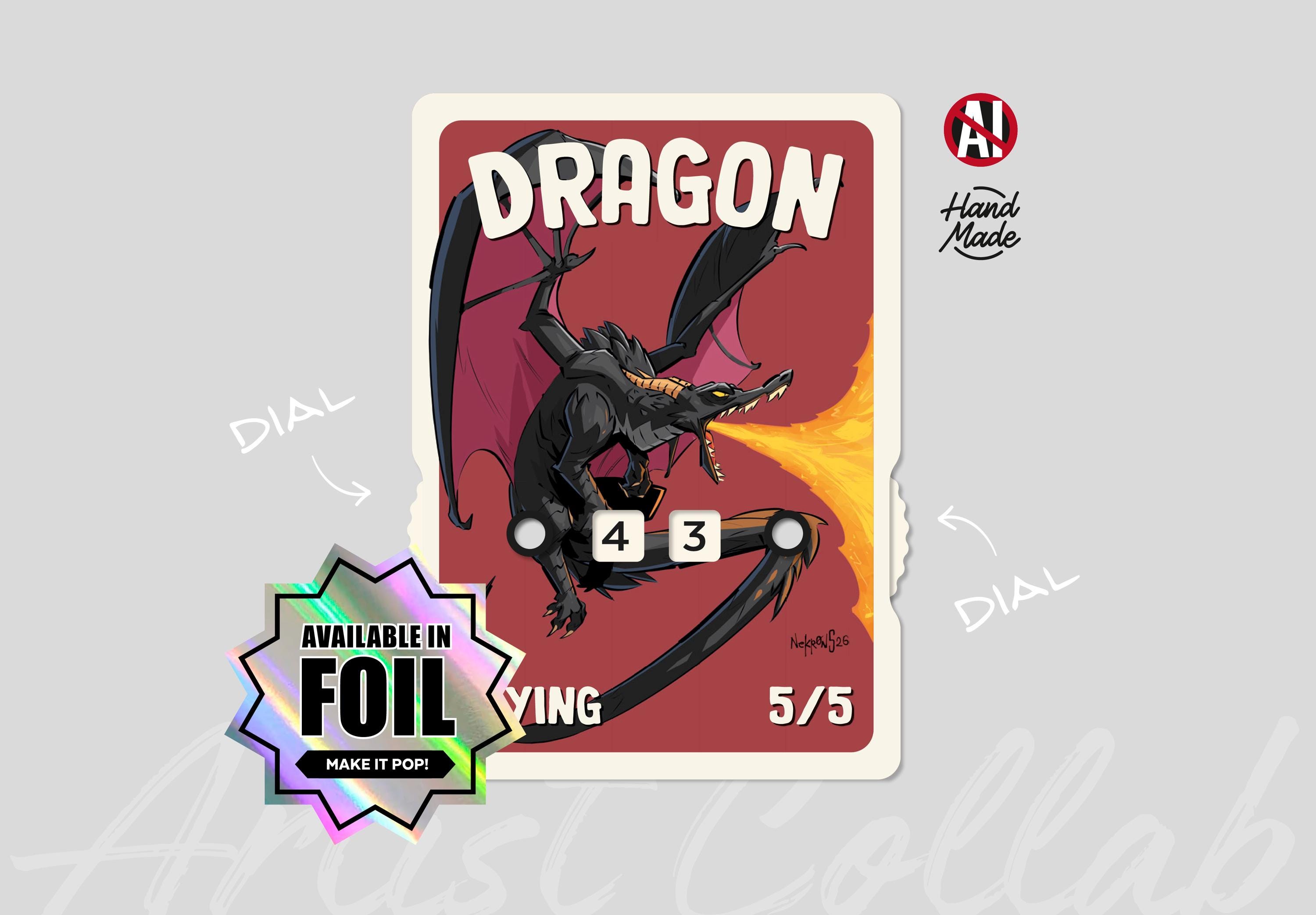 Mtg 6/6 dragon token - Etsy 日本