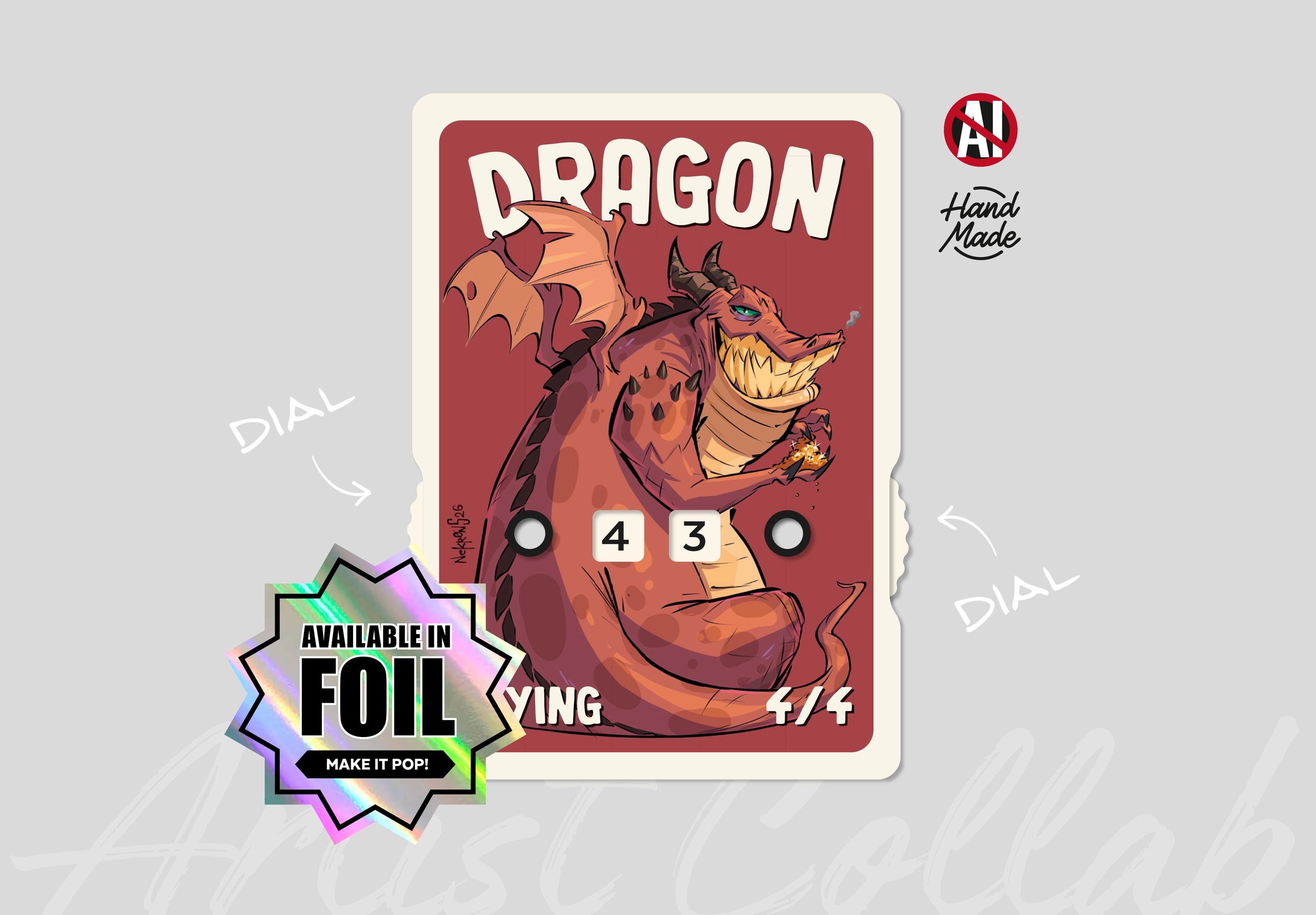 Mtg 6/6 dragon token - Etsy 日本