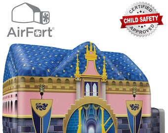 Royal Castle - The Original AirFort Build A Fort in 30 Seconds, Inflatable Fort for Kids