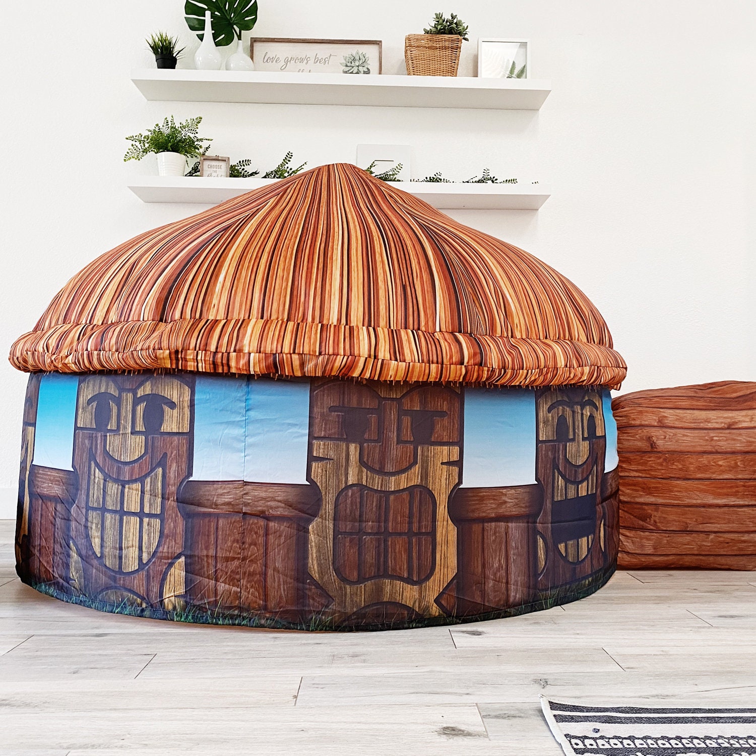 inflatable tiki hut