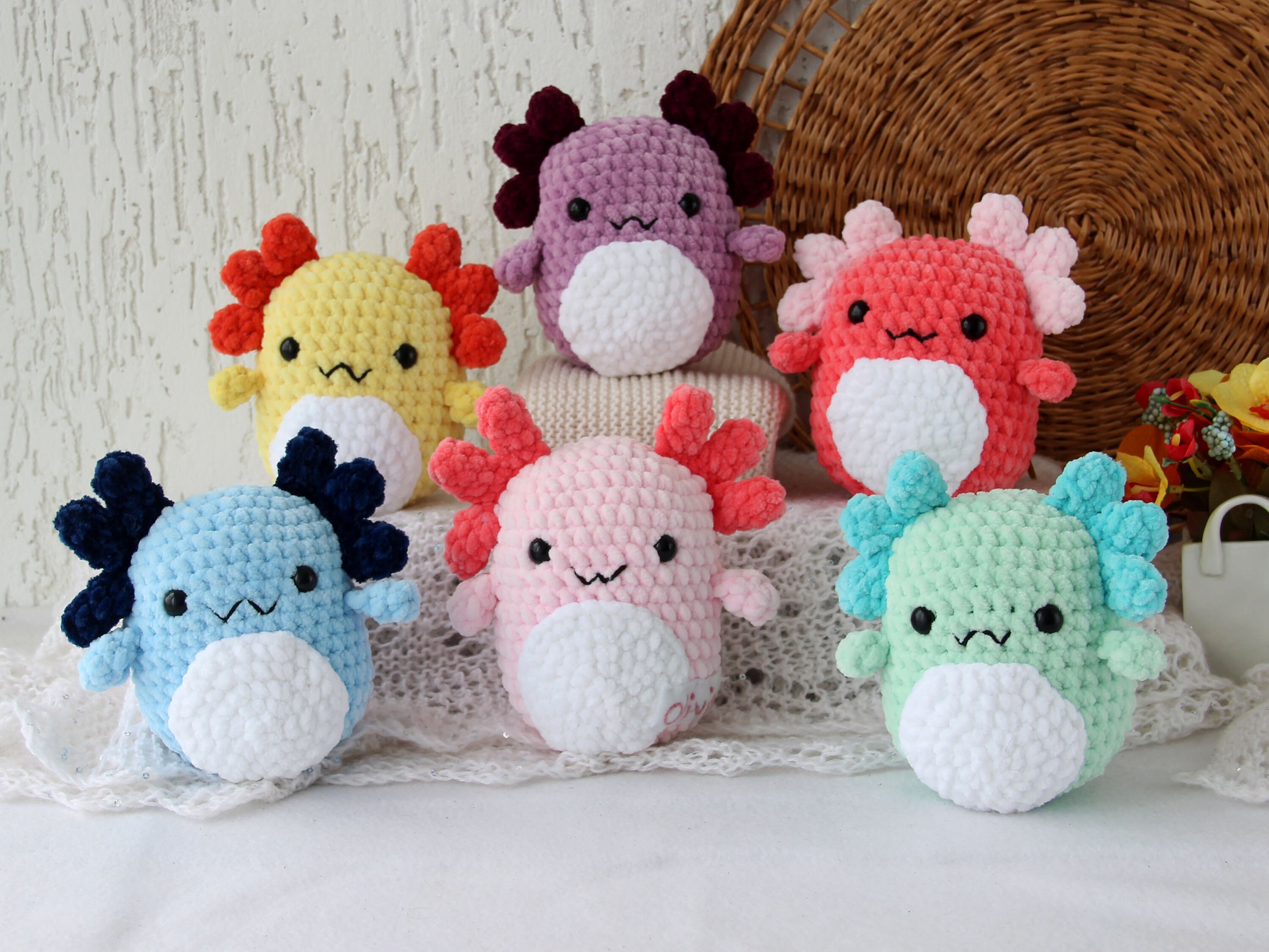 Personalised Axolotl Squishmallow Plush Animal Axolotl Squishma Mini Baby Personalised Axolotl Squishmallow Plush Animal Axolotl Squishma Mini Baby
