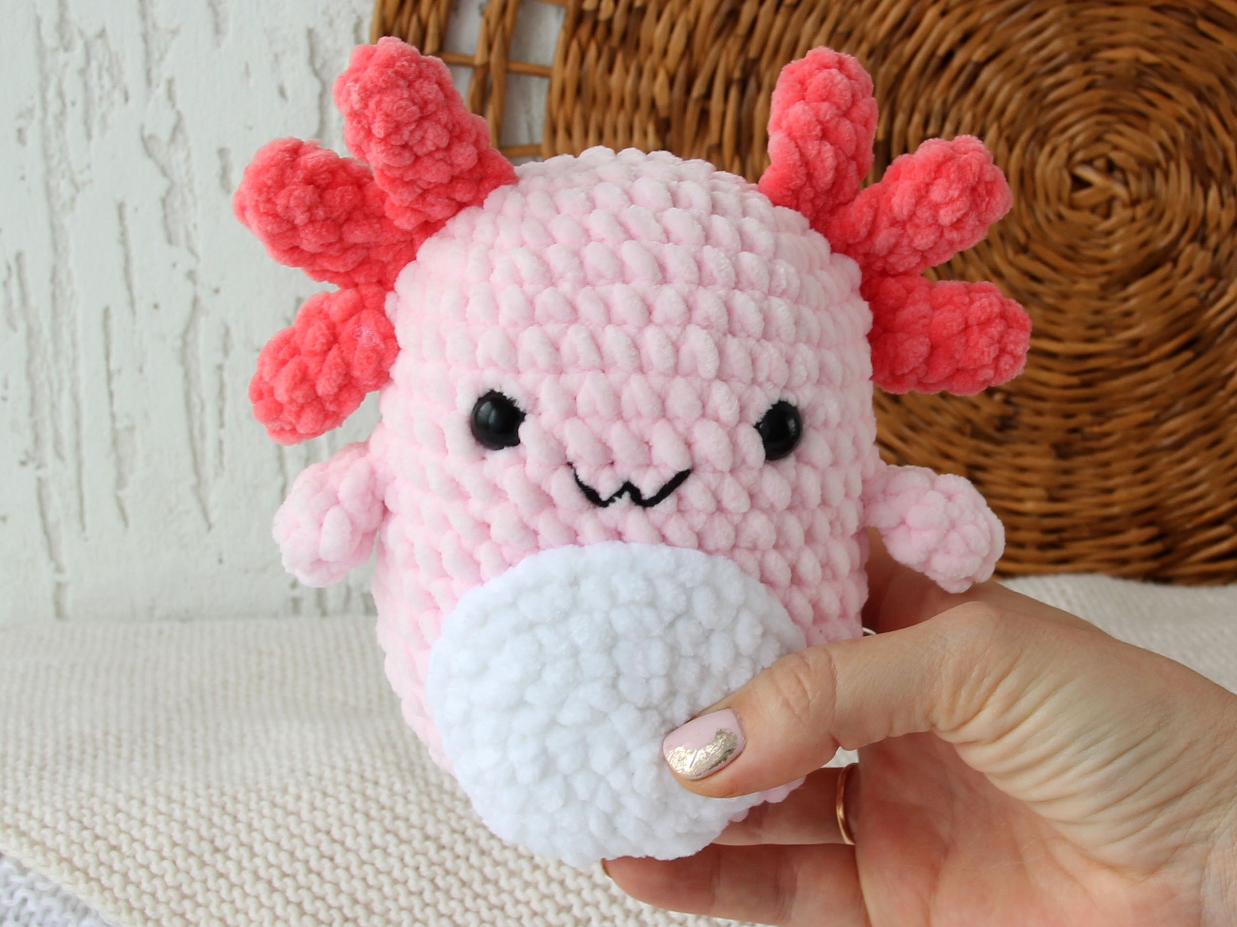 Personalised 5 Inch Squishmallow Axolotl Plush Animal Blue Etsy