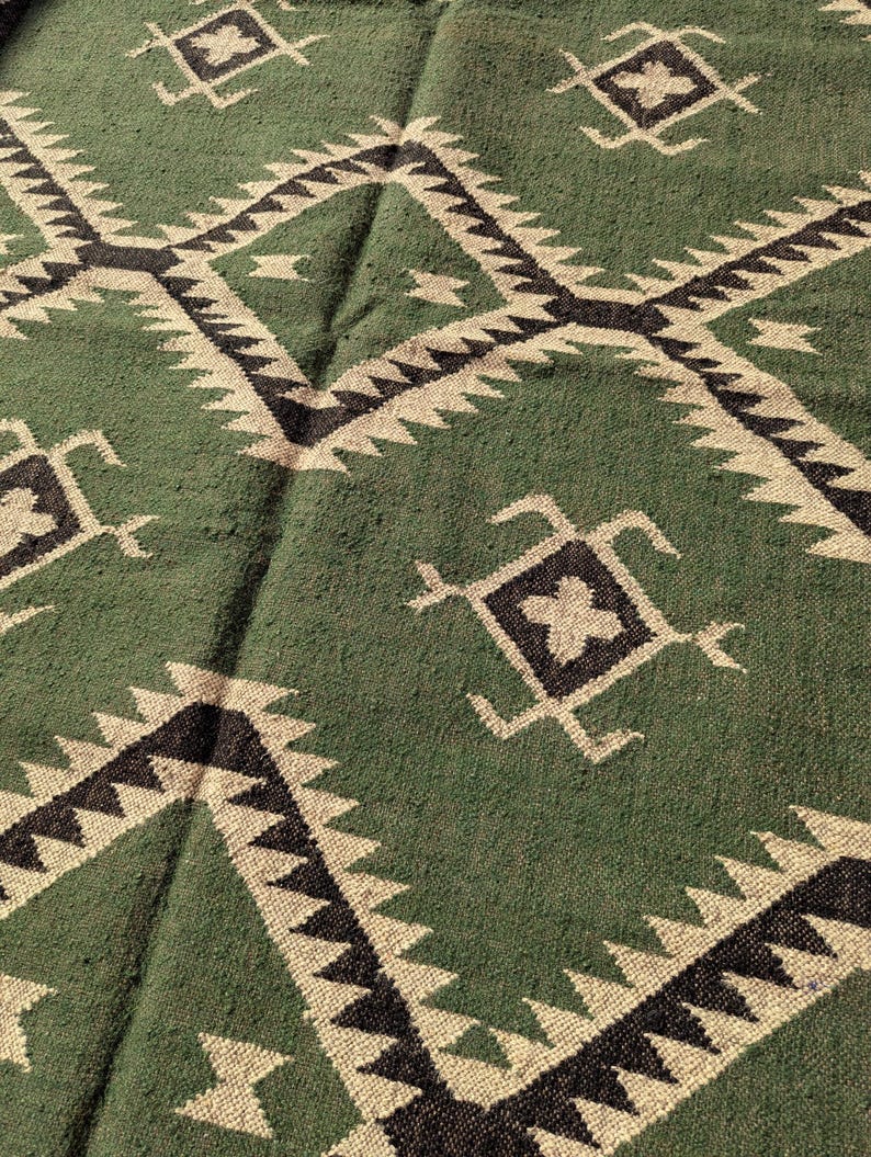 Wool Jute Kilim 9x12, Wool Kilim 8x10, Livingroom Area Rug 9x12, Hallway Area Rug 9x12, Wool Turkish Rug, Jute Area Rug 9x12 Jute Bedroom Rug, Flatweave Jute Rug, Kilim Area Rug, Jute Rug 9x12, Jute Area Rug

Jute Area Rug 9x12, Jute Bedroom Kilim, Wool Jute Rug 9x12 Jute Rug, Indoor Jute Rug, Wool Jute Kilim For Hallway Jute Rug Large Jute Rug, Kilim Area Rug, 8x10 Jute Rug

Kilim green Rug, Accent Rug, Outdoor Rug/Indoor Rug, Living/Dinning Room 4X6 Ft. Wool Jute Kilim Rug, Indian DhurrieRug