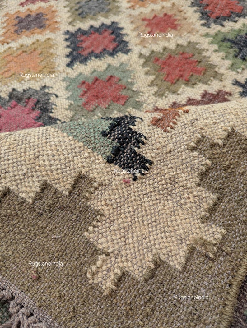 Jute Rug, Indoor Jute Rug, Wool Jute Kilim For Hallway Jute Rug Large Jute Rug, Kilim Area Rug, 8x10 Jute Rug

Handmade Navajo Kilim Rug, Aztec Rug, Accent Rug, Outdoor Rug/Indoor Rug, Living/Dinning Room 4X6 Ft. Wool Jute Kilim Rug, Indian DhurrieRug 
Jute Rug 8x10, Handwoven Jute Rug, Jute Area Rug, Flatweave Kilim Rug, 8x10 Kilim Rug, Bohemian Rug 9x12, 9x12 Wool Rug, Wool Kilim Rug

Jute Area Rug 8x10, Floral Jute Rug, Indian Traditional Jute Kilim 12x15 Large Kilim Rug, Bedroom Jute Rug