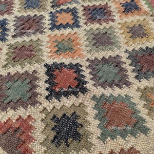 Jute Rug, Indoor Jute Rug, Wool Jute Kilim For Hallway Jute Rug Large Jute Rug, Kilim Area Rug, 8x10 Jute Rug

Handmade Navajo Kilim Rug, Aztec Rug, Accent Rug, Outdoor Rug/Indoor Rug, Living/Dinning Room 4X6 Ft. Wool Jute Kilim Rug, Indian DhurrieRug 
Jute Rug 8x10, Handwoven Jute Rug, Jute Area Rug, Flatweave Kilim Rug, 8x10 Kilim Rug, Bohemian Rug 9x12, 9x12 Wool Rug, Wool Kilim Rug

Jute Area Rug 8x10, Floral Jute Rug, Indian Traditional Jute Kilim 12x15 Large Kilim Rug, Bedroom Jute Rug