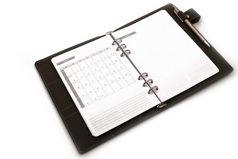 180 Blatt A5 Ringbuchpapier - Liniert Für Notizen, Skizzen & Tagebücher