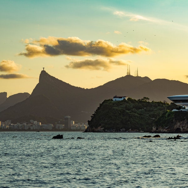 Niteroi - Rio de Janeiro - Brazil | Beach Landscape photography | Fine Art photography | Wall Art Print | Sunrise | Wonderful City Photo
