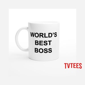 World&#39;s Best Boss Mug - The US Office - Worlds Best Boss - Michael Scott Mug