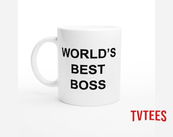 World's Boss Mug – The Office Michael Scott Fan Gift