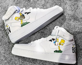 custom simpsons air force 1