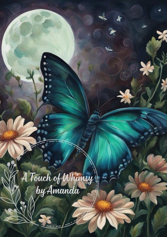 Romantic Butterfly 2 Decoupage Tissue and A4 Rice Paper