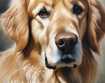 Golden Retriever Decoupage Tissue Paper 3 Sheet Bundle