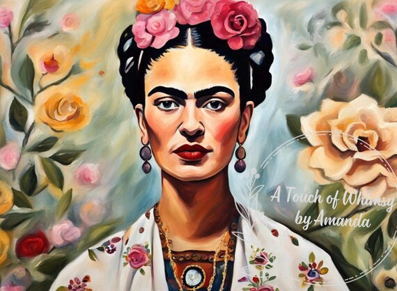 Frida Kahlo Inspired  Decoupage Rice Paper A4