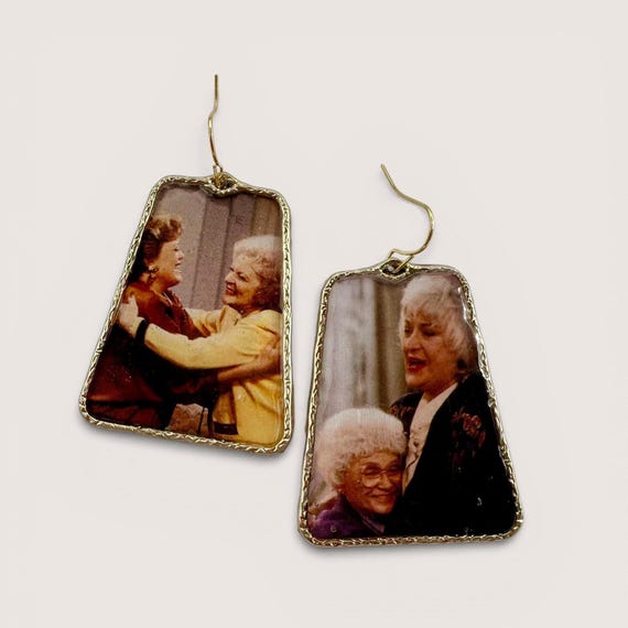 Golden Girls Earrings Dorothy Rose Blanche Sophia • Funny Best Friend Gift • 80s TV Nostalgia Jewelry • Galentines