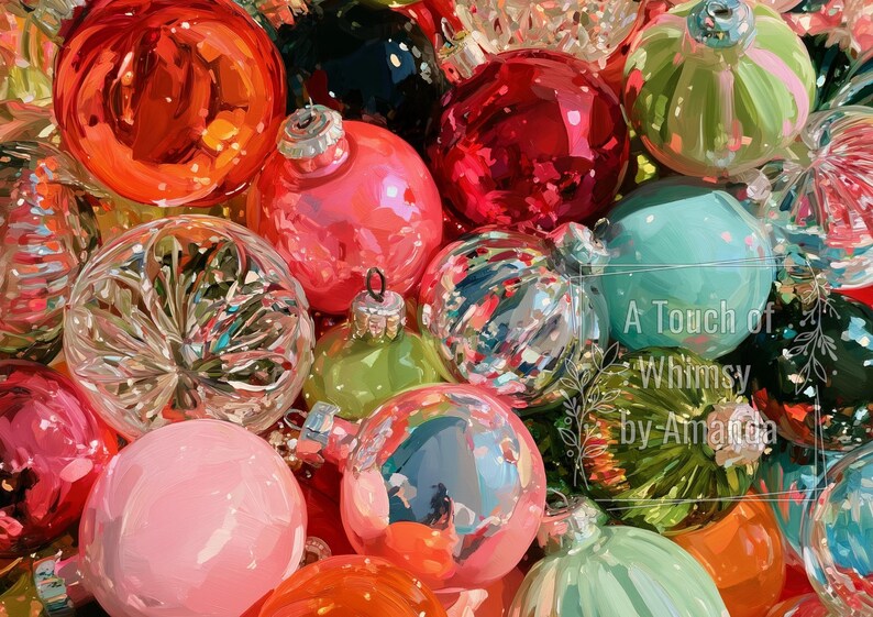 Green Ribbled Paper Retro Shiny Bright Ornaments Tissue Paper- Vibrant Vintage Glass Bauble ...