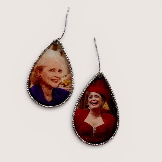 Golden Girls Earrings Dorothy Rose Blanche Sophia • Funny Best Friend Gift • 80s TV Nostalgia Jewelry • Galentines