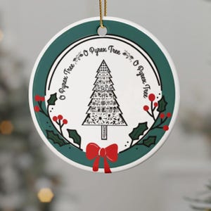 Copy of Ceramic Ornaments, Pyrex Inspired Christmas Tree Design, Black Pyrex Patterns, Vintage Kitchen, Pyrex Lover Gift, Holiday Decor,