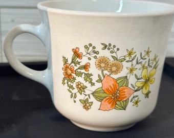 Vintage Corelle Corning Indian Flower Cups Set of Corningware Flower  Mugs Teacups