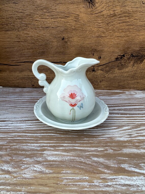 Vintage Takahashi Miniature pitcher & underplate  "CHIME" San Francisco