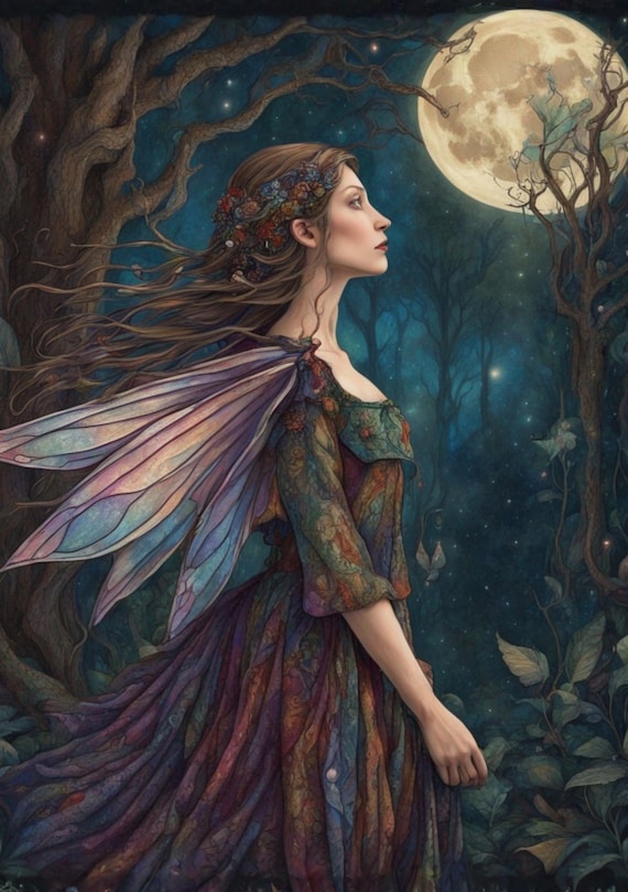 Enchanted Whimsical Fairy Decoupage Paper and A4 Rice Paper