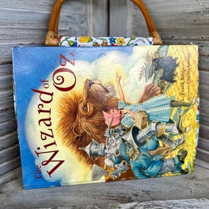 Whimsical Wizard of Oz Book Handbag Purse