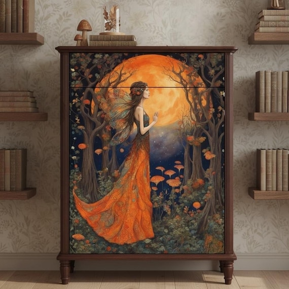 Enchanted Autumn Fairy Decoupage Paper and A4 Rice paper