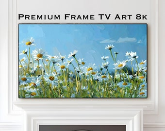 FRAME TV art 8k, peinture à l'huile Style Nature, oeuvre d'art pour la télévision, art tv printemps Samsung Frame, téléchargement numérique 8k, art tv décoration d'intérieur, tendance 2024