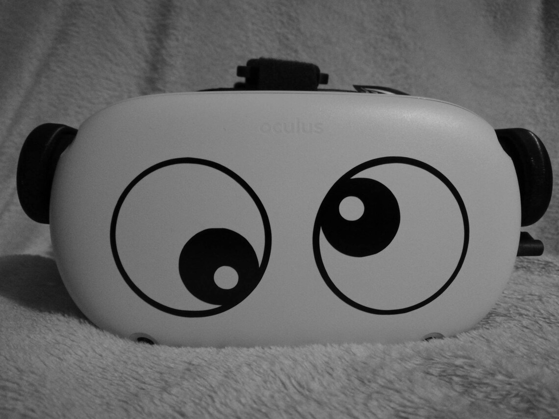 Oculus Quest 2 Googly Eyes Decal Etsy