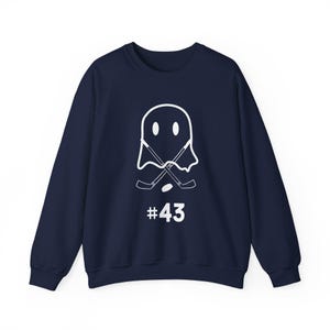 Quinn HUckers USA Hockey Hoodie mit Rundhalsausschnitt