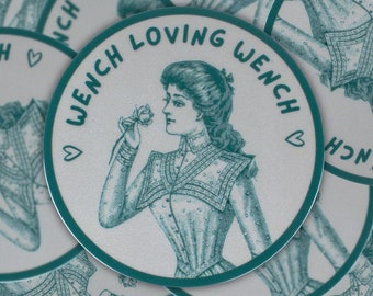 WLW (Wench Loving Wench) | Queer, Lesbian Sticker