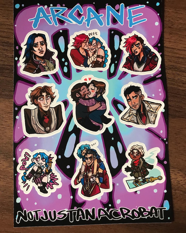 Arcane Sticker Sheet - Etsy