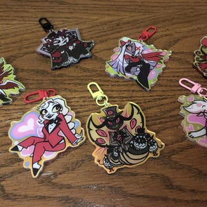 Hazbin Hotel Acrylic Charms!