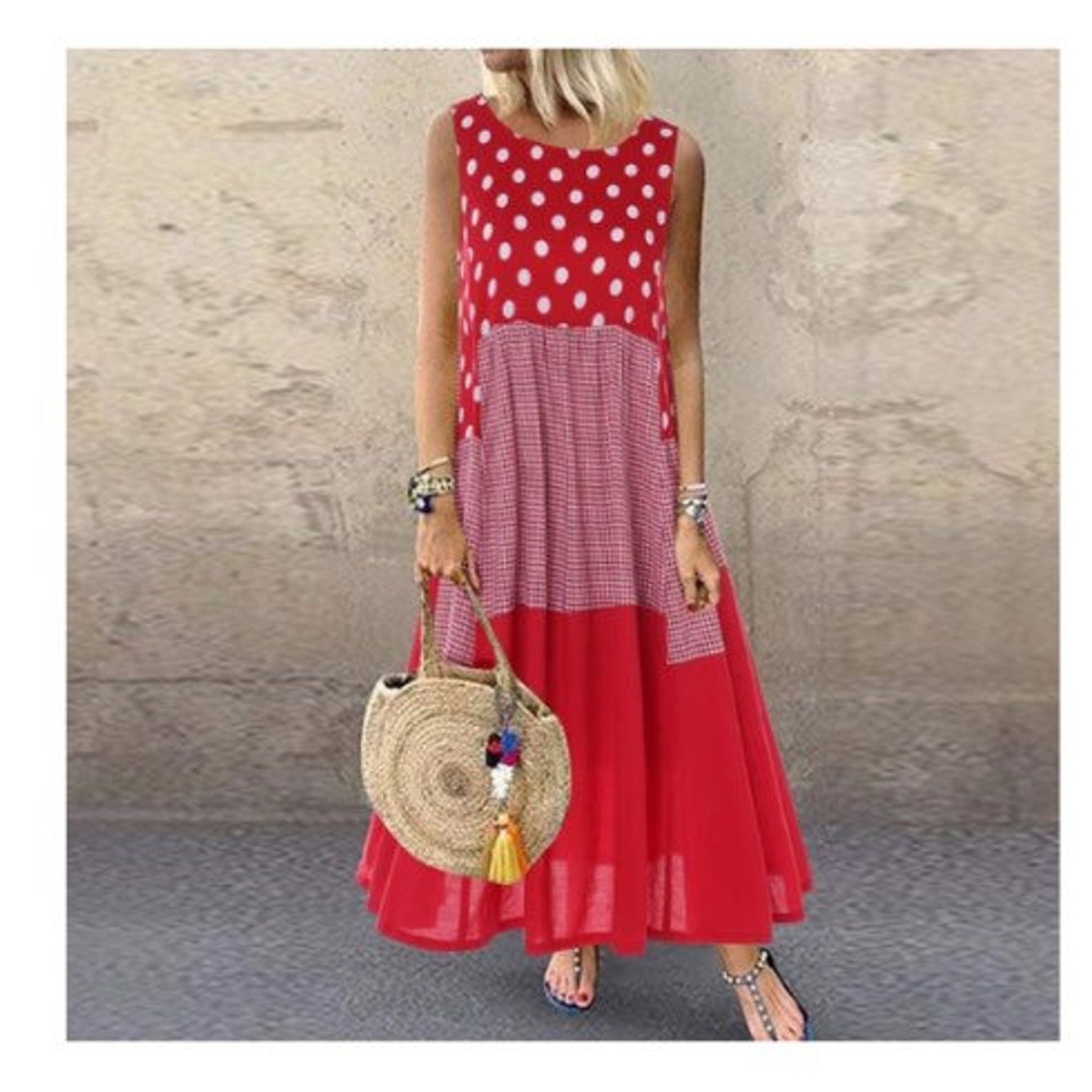 Boho Dress Plus Size Summer Dress for Women Bohemian Dress Etsy