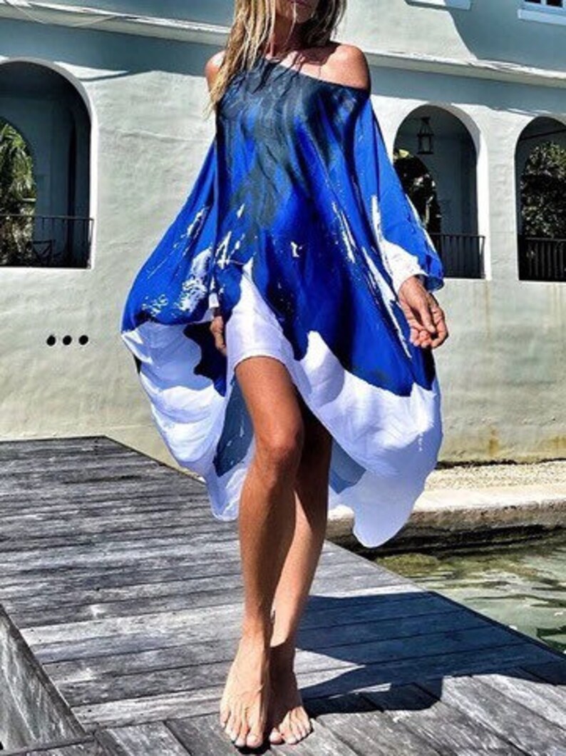 Plus Size Summer Dress for Women Tribal Hippie Dress Bohemian Dress Boho Dress Floral Fashion Dress Boho Print Dress Maxi Boho Dress