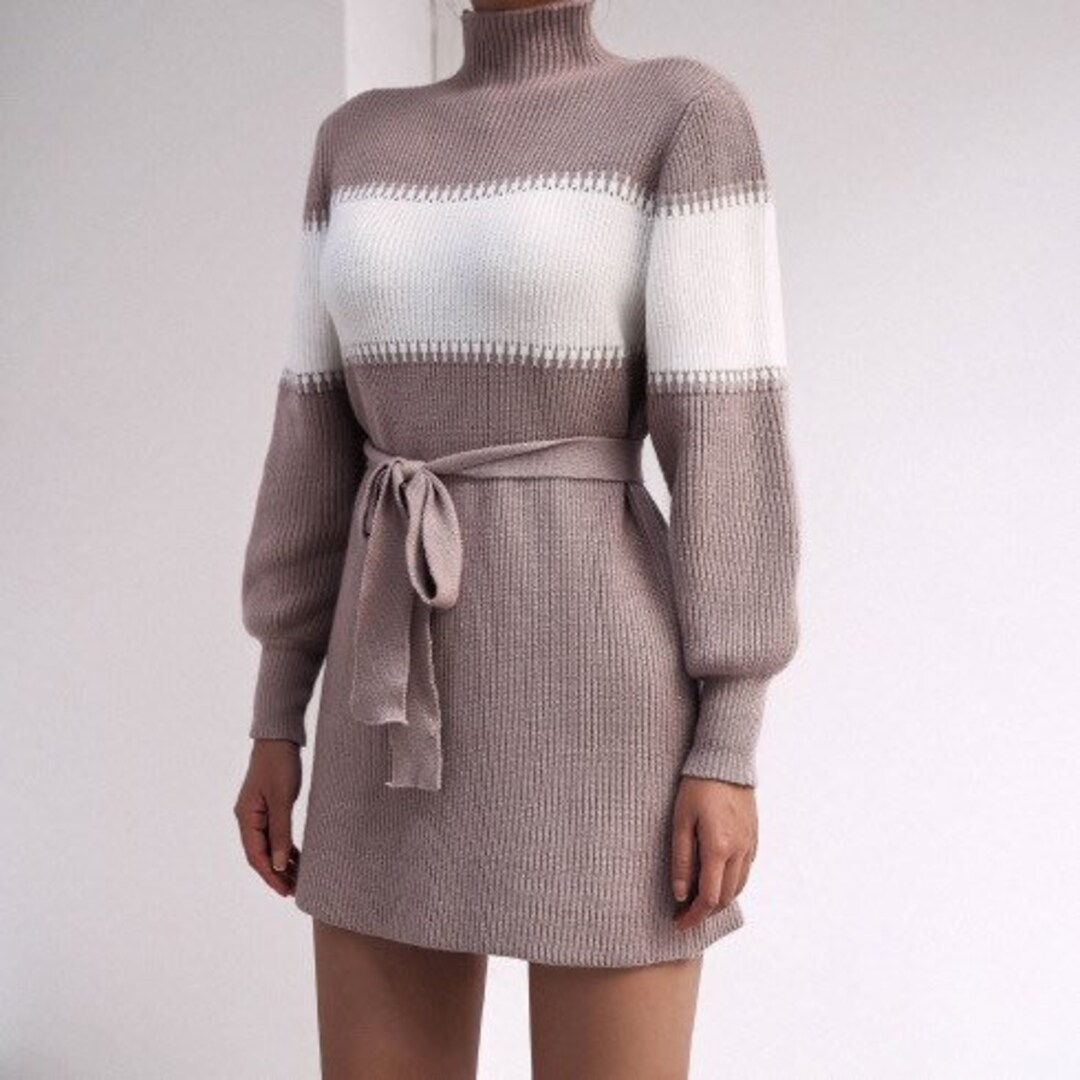 70s sweater dress Vintage 70's Marled Knit Sweater