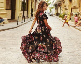 bohemian dress for female