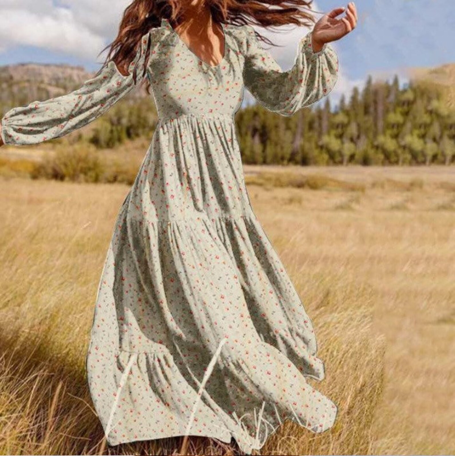 Boho Dress Plus Size Summer Dress for Women Bohemian Dress Etsy