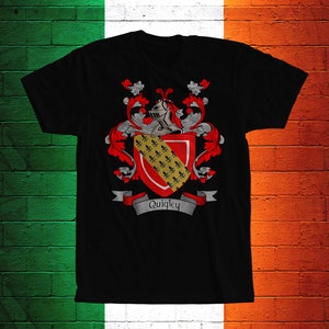 Quigley Coat of Arms - Quigley Family Crest T-Shirt