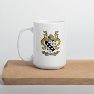 Carolan Coat of Arms Coffee Mug - Carolan Family Crest Coffee Cup
