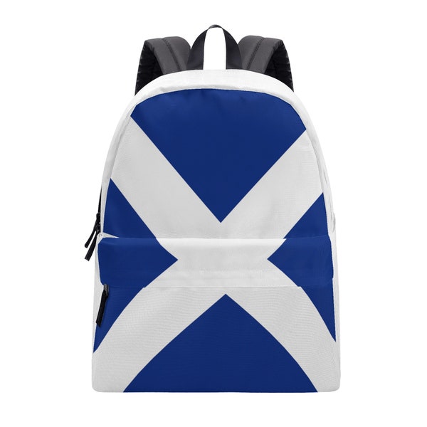 Scotland Flag Backpack, Scottish Saltire Flag Backpack, Scotland Flag Bag, Scotland Flag Gift, Scottish Gifts,
